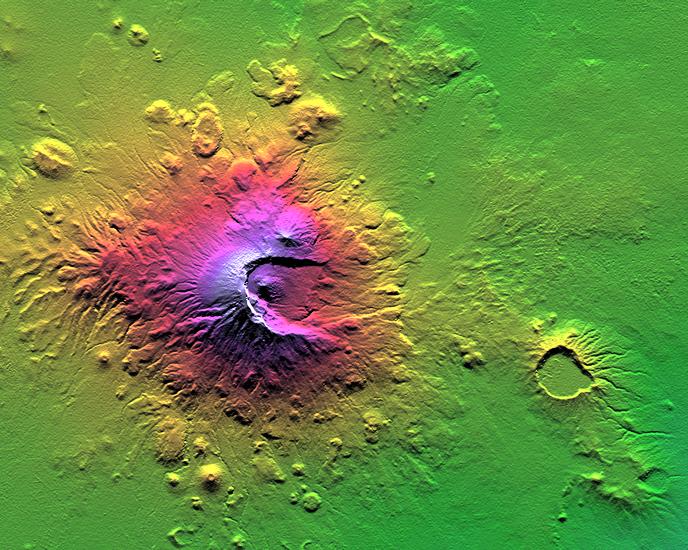 Mount meru topography